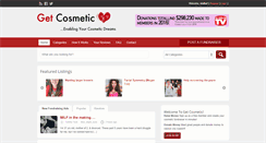Desktop Screenshot of getcosmetic.com
